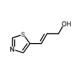 CAS 登录号：138139-23-8， (2E)-3-(1,3-噻唑-5-基)-2-丙烯-1-醇