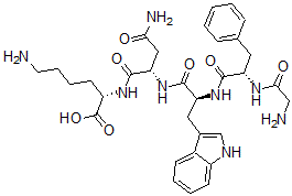 CAS#: 138149-60-7, N2-[N2-[N-(N-Glycyl-L-phenylalanyl)-L-tryptophyl]-L-asparaginyl]-L-Lysine