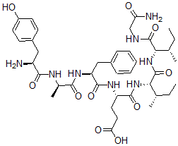 CAS#: 138166-93-5, L-Tyrosyl-D-alanyl-L-phenylalanyl-L-a-glutamyl-L-isoleucyl-L-isoleucyl-Glycinamide