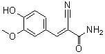 CAS#: 138175-49-2, (2E)-2-Cyano-3-(4-Hydroxy-3-Methoxyphenyl)Acrylamide