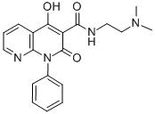 CAS 登录号：138304-93-5， N-(2-二甲基氨基乙基)-2-羟基-4-氧代-1-苯基-1,8-萘啶-3-甲酰胺