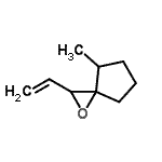 CAS 登录号：138352-39-3， 4-甲基-2-乙烯基-1-氧杂螺[2.4]庚烷