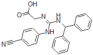 CAS#: 138460-25-0, 2-[[[(4-Cyanophenyl)Amino]-[Di(Phenyl)Methylamino]Methylidene]Amino]Acetic Acid