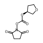 CAS 登录号：138499-08-8， 1-({[(3S)-四氢-3-呋喃基氧基]羰基}氧基)-2,5-吡咯烷二酮