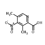 CAS 登录号：138569-59-2， 3,5-二甲基-4-硝基-2-吡啶羧酸
