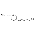 CAS#: 138736-59-1, 3-[(E)-(4-Ethoxybenzylidene)Amino]-1-Propanol