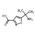 CAS#: 138741-98-7, 5-(2-Amino-2-Propanyl)-1,2-Oxazole-3-Carboxylic Acid