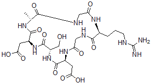CAS#: 138749-61-8, Cyclo(glycyl-arginyl-glycyl-aspartyl-seryl-aspartyl-alanyl)