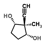 CAS#: 138768-04-4, (1R,2R,3S)-2-Ethynyl-2-Methyl-1,3-Cyclopentanediol