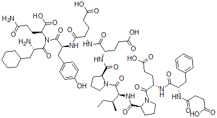 CAS#: 138828-04-3, Succinyl-phe-glu-pro-ile-pro-glu-glu-tyr-cyclohexylalanine-gln