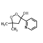 CAS 登录号：138835-99-1， 5,5-二甲基-3-(2-吡啶基)-1,2-二氧戊环-3-醇
