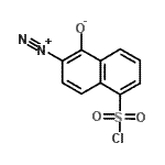 CAS 登录号：138863-74-8， 5-(氯磺酰基)-2-偶氮基-1-萘酚酸酯