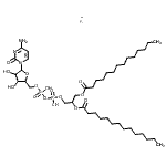 CAS#: 138879-82-0, 4-Amino-1-[5-O-[[[[2,3-Bis[(1-Oxotetradecyl)Oxy]Propoxy]Hydroxyphosphinyl]Oxy]Hydroxyphosphinyl]Pentofuranosyl]-2(1H)-Pyrimidinone Potassium Salt (1:1)