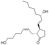 CAS#: 138898-70-1, (2R,3R)-2-[(Z)-7-Hydroxyhept-2-Enyl]-3-[(E,3S)-3-Hydroxyoct-1-Enyl]Cyclopentan-1-One
