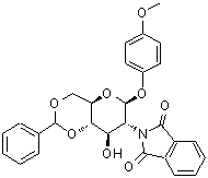 CAS#: 138906-43-1, 4-Methoxyphenyl 4,6-O-Benzylidene-2-Deoxy-2-(1,3-Dioxo-1,3-Dihydro-2H-Isoindol-2-Yl)-beta-D-Glucopyranoside