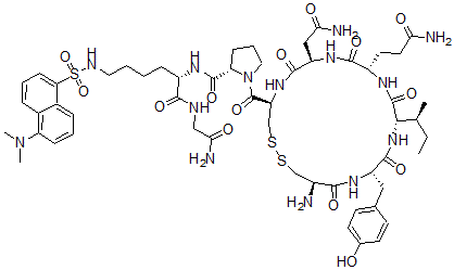 CAS 登录号：138915-83-0， 丹磺酰赖氨酰(8)-催产加压素