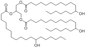 CAS#: 139-44-6, 12-Hydroxy-Octadecanoic Acid 1,1',1''-(1,2,3-Propanetriyl) Ester