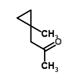 CAS 登录号：13905-14-1， 1-(1-甲基环丙基)丙酮