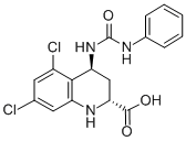CAS 登录号：139051-78-8， (2S,4R)-5,7-二氯-4-(苯基氨基甲酰氨基)-1,2,3,4-四氢喹啉-2-羧酸