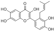CAS#: 139163-16-9, 3,6,7-Trihydroxy-2-[4-Hydroxy-3-(3-Methylbut-2-Enoxy)Phenyl]Chromen-4-One