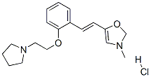 CAS 登录号：139193-91-2， 3-甲基-5-[(E)-2-[2-(2-吡咯烷-1-基乙氧基)苯基]乙烯基]-1,2-恶唑盐酸盐