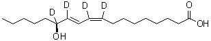 CAS 登录号：139408-39-2， (9Z,11E,13S)-13-羟基(9,10,12,13-<sup>2</sup>H<sub>4</sub>)-9,11-十八碳二烯酸