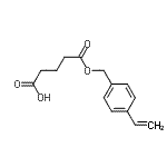 CAS#: 139441-07-9, 5-Oxo-5-[(4-Vinylbenzyl)Oxy]Pentanoic Acid