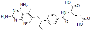CAS#: 139504-90-8, (2S)-2-[[4-[1-(2,4-Diamino-5-Methylpyrido[5,6-e]Pyrimidin-6-Yl)Butan-2-Yl]Benzoyl]Amino]Pentanedioic Acid