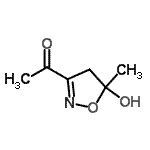 CAS#: 139520-56-2, 1-(5-Hydroxy-5-Methyl-4,5-Dihydro-1,2-Oxazol-3-Yl)Ethanone