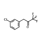 CAS 登录号：139521-25-8， 3-(3-氯苯基)-1,1,1-三氟丙酮
