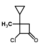 CAS#: 139537-52-3, 2-Chloro-3-Cyclopropyl-3-Methylcyclobutanone