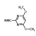 CAS#: 139539-63-2, 4,6-Dimethoxy-2-Pyrimidinecarbonitrile