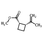CAS#: 139561-15-2, Methyl (1S,2R)-2-Isopropenylcyclobutanecarboxylate