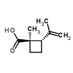 CAS#: 139561-19-6, (1R,2S)-2-Isopropenyl-1-Methylcyclobutanecarboxylic Acid