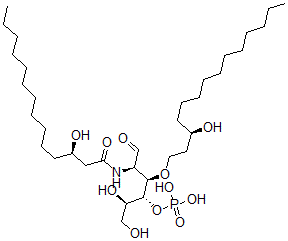 CAS#: 139623-12-4, [(2R,3R,4R,5R)-1,2-Dihydroxy-5-[[(3R)-3-Hydroxytetradecanoyl]Amino]-4-[(3R)-3-Hydroxytetradecoxy]-6-Oxohexan-3-Yl] Dihydrogen Phosphate