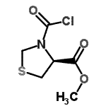 CAS 登录号：139628-28-7， 甲基(4S)-3-(氯甲酰基)-1,3-噻唑烷-4-羧酸酯