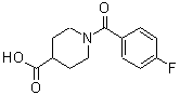 CAS#: 139679-45-1, 1-(4-Fluorobenzoyl)-4-Piperidinecarboxylic Acid