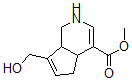 CAS 登录号：139682-15-8， 7-(羟基甲基)-2,4A,5,7alpha-四氢-1H-环戊烯并[d]吡啶-4-羧酸甲酯