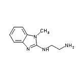 CAS 登录号：139703-59-6， N-(1-甲基-1H-苯并咪唑-2-基)-1,2-乙二胺
