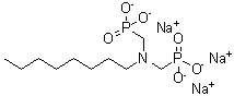 CAS#: 13973-44-9, P,P'-[(Octylimino)Bis(Methylene)]Bis-Phosphonate Sodium Salt (1:3)