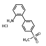 CAS 登录号：139769-14-5， 4'-(甲基磺酰基)-2-联苯胺盐酸盐(1:1)