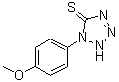 CAS#: 13980-76-2, 1-(4-Methoxyphenyl)-1,2-Dihydro-5H-Tetrazole-5-Thione