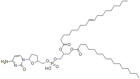 CAS#: 139903-71-2, [1-[[5-(4-Amino-2-Oxopyrimidin-1-Yl)Oxolan-2-Yl]Methoxy-Hydroxyphosphoryl]Oxy-3-Hexadecanoyloxypropan-2-Yl] (E)-Octadec-9-Enoate