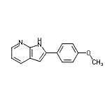 CAS#: 139962-68-8, 2-(4-Methoxyphenyl)-1H-Pyrrolo[2,3-b]Pyridine