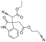 CAS#: 14003-17-9, Ethyl 2-Cyano-2-[3-(Cyano-Ethoxycarbonyl-Methyl)-2-Oxo-1H-Indol-3-Yl]Acetate