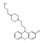 CAS 登录号：14008-71-0， 3-{4-[3-(2-氯-9H-噻吨-9-基)丙基]-1-哌嗪基}-1-丙醇