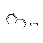 CAS 登录号：140137-14-0， (2Z)-2-氟-3-(2-吡啶基)丙烯腈