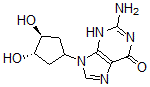 CAS 登录号：140438-62-6， 2-氨基-9-[(3S,4S)-3,4-二羟基环戊基]-3H-嘌呤-6-酮