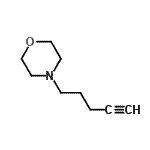 CAS#: 14044-59-8, 4-(4-Pentyn-1-Yl)Morpholine