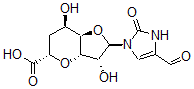 CAS#: 140447-97-8, (2R,3R,3aS,5S,7R,7aR)-2-(4-Formyl-2-Oxo-3H-Imidazol-1-Yl)-3,7-Dihydroxy-3,3a,5,6,7,7a-Hexahydro-2H-Furo[5,4-e]Pyran-5-Carboxylic Acid